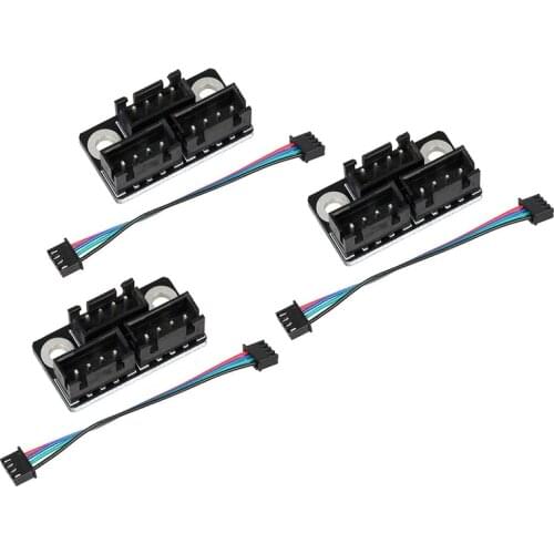 3Pcs 3D Printer Stepper Motor Parallel Module with Cable Dual Z Axis Dual Z Motor for Lerdge 3D Printer Board