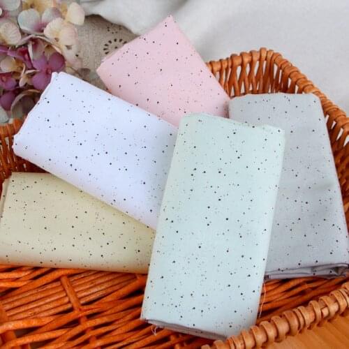 45cm*110cm/Piece,Fresh Spotted Cotton Clothes Fabric,Handmade DIY Emergency mask Fabric,baumwolle stoff,patchwork,tela algodon