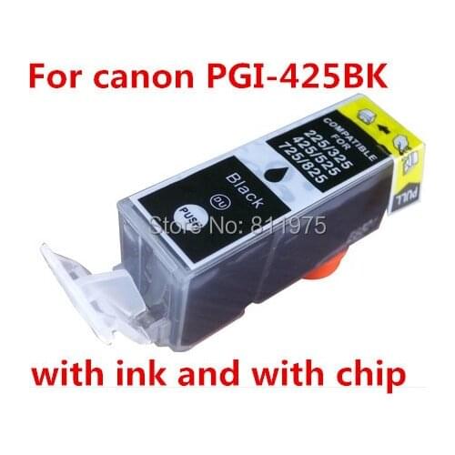 5pcs Free shipping PGI 425 compatible ink cartridge For canon PIXMA IP4840/IP4940 IX6540 MG5140/MG5240/MG5340 MX714/MX884/MX894