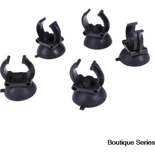 5 Pcs Delicate Aquarium Suction Cup Heater Rod Clamp Air Duct Pipe Holder Suction Cup