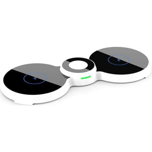 Phone & Watch Earphone Wireless Charger 3 In 1 Charging Station For IPhone 12 IPhone 11 IPhone Pro Max IPhone X Android