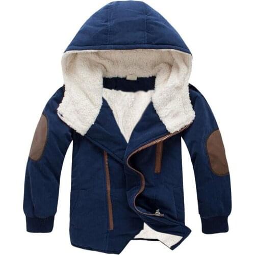 Kids fur sweatshirt solid cashmere hooded overcoat for 3-12yrs children boys girls Winter hoodie jacket thick warm outerwear