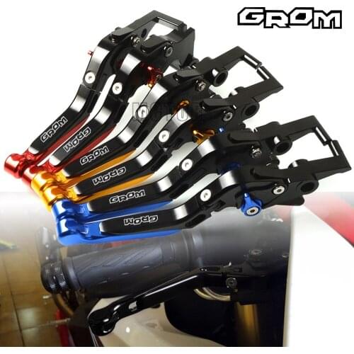 For Honda GROM/MSX125 2014 2015 2016 2017 MSX 125 Motorcycle CNC Aluminum Adjustable Folding Extendable Fold Brake Clutch Levers