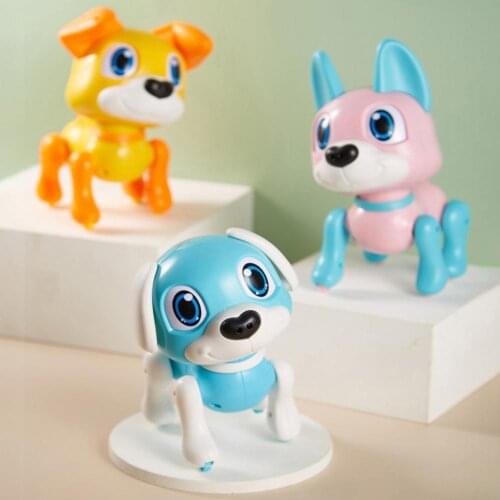 Electric Gesture Induction Walking Follow Simulation Cartoon Robot Dog Toy Gift