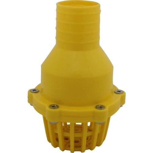 Pvc bottom valve filter plastic bottom valve bottom valve filter for self-priming pump water pump accessories 2-6 inch
