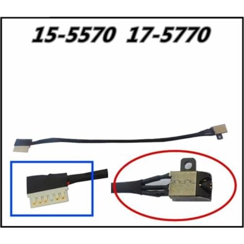 Laptop For Dell Inspiron 15 5570 Inspiron 17 5770 DC Power Jack Cable Charging Connector Port Wire Cord