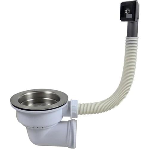 Talea Kitchen sink basket strainer with overflow joint finished drainer water filter garbage stopper Sink Waste Kit XK307C001