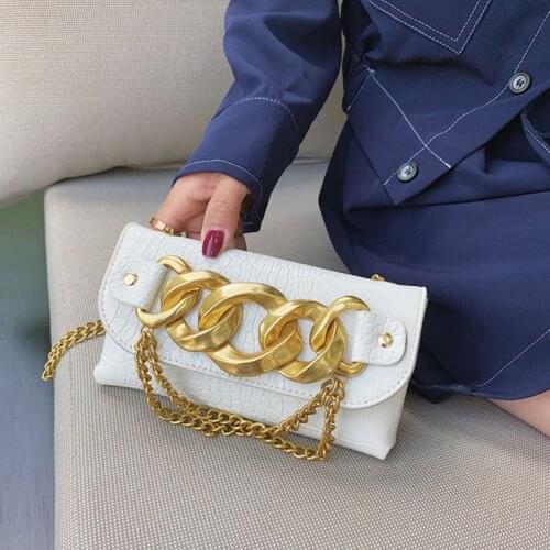 2021 New Fashion Leather Crossbody Bags Female Brand Design Trend Chain Small Bag Ladies Luxury Shoulder Bags Womens Waist Bag