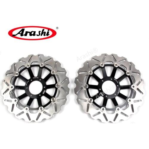 ARASHI CNC Front Motorcycle Brake Disc Disks Rotors For HONDA CB 400SB CB400 SB CB400SB 2005 CB 400SF CB400SF 2002 2003 2004