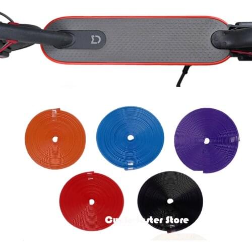 Bumper Strips Sticker Tape Protective Scooter Body for Xiaomi Mijia M365 Electric Skateboard Scooter Parts Decorative Strips