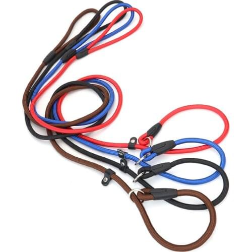 Pet Dog Leash Collar Nylon solid Puppy Dog Leash for small/large dog Rope Cat Pet Leash And Collar Set Cat Dog Leashes perro