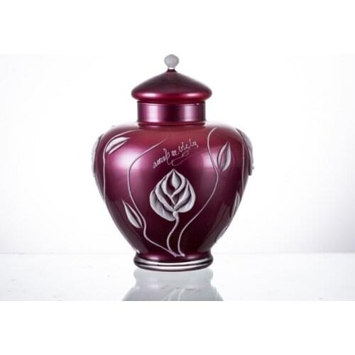 Porio Fuchsia Flowering Clamshell Cube 40cm