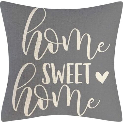 Grey Pillow Covers Set of 4 Home Decorative Throw Pillow Covers Outdoor Linen Couch Throw Pillow Case