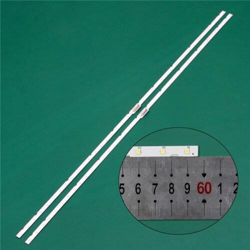 LED TV Bands For Samsung UE55NU7650 UE55NU7652 UE55NU7655 UE55NU7670 UE55NU7672 UE55NU7675 LED Bars Backlight Strips Line Rulers