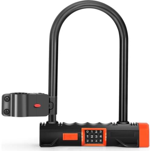 U lock bike Bicycle code lock candado bicicleta candado moto bicycle lock motorcycle antivol moto anti theft cadeado bicicl