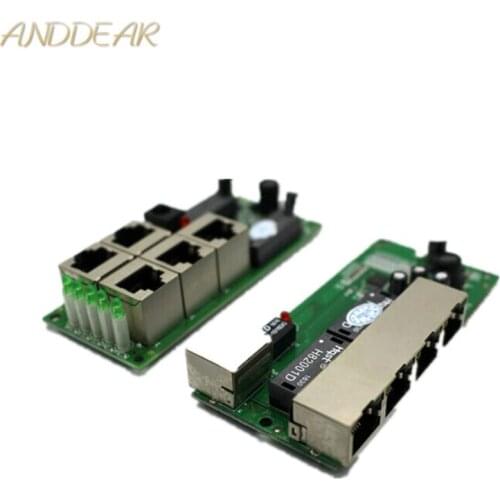 High quality mini cheap price 5 port switch module manufaturer company PCB board 5 ports ethernet network switches module