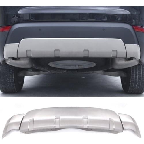 Stainless Steel Car Styling For Land Rover Discovery 5 LR5 2017 2018 Car Front Rear Bumper Protector Guard Skid Plate Cover Trim