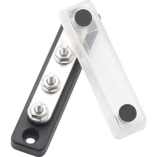 1pc Practical 4 Positions Power Distribution Terminal Block Efficient Bus Bar