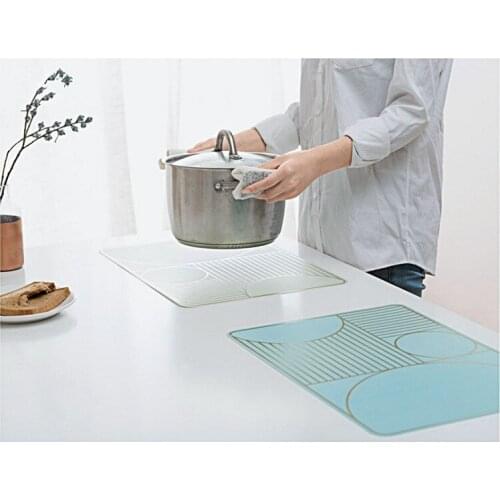1PC Simple Design Heat Insulation PP Placemat Waterproof Tableware Mat Pot Pads LF 166