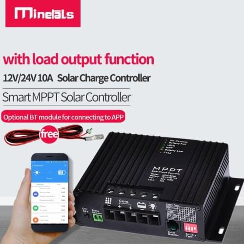 10A solar controller mppt smart PV Charge Regulators 12V 24V with LCD MPPT Solar Charger Controller for solar power system use