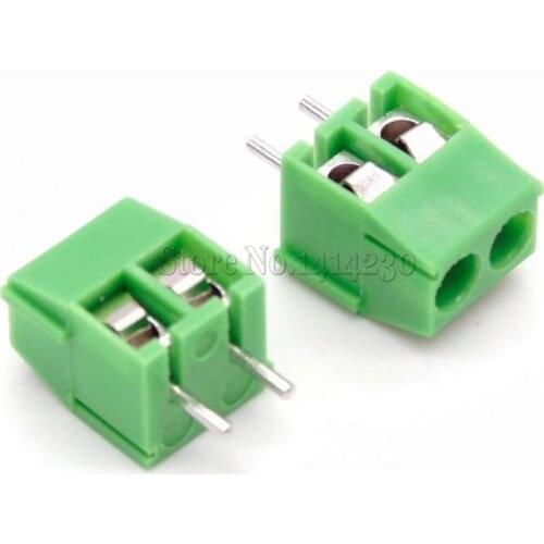 10PCS KF350-2P 3.5mm Pitch 2Pin 2 way Straight Pin PCB Screw Terminal Block Connector