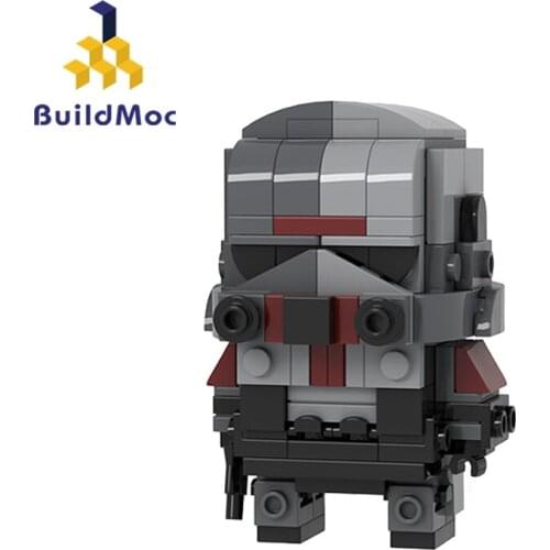 BuildMoc MOC Space Wars Hunters Wrecker Tech Figures 152PCS MOC Model Building Blocks Toys for Children DIY Toy Kids Gifts