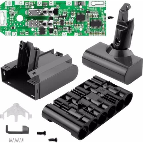 Battery Case Nesting and PCB protection board for Dyson V6 21.6V vacuum cleaner li-ion Battery