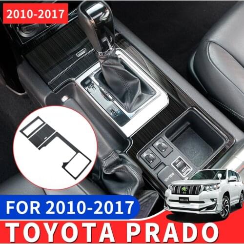 For 2014-2017 Toyota Land Cruiser Prado 150 Interior Decorative Modification Accessories Central Gearbox Panel Protection
