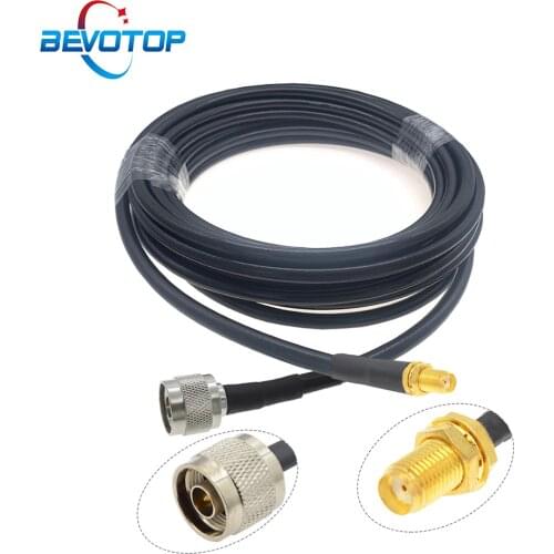 5D-FB Cable N Male to SMA Female Jack RF Adapter Pigtail 50Ohm 5DFB Cable RF Coaxial Extension Jumper Cord 1m 5m 10m 20m 30m