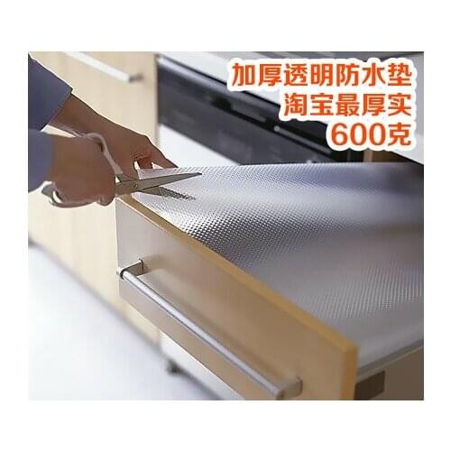 Padded shoes wardrobe drawer cabinet mat kitchen mat waterproof mildew dustproof moisture-proof transparent non-slip table mat
