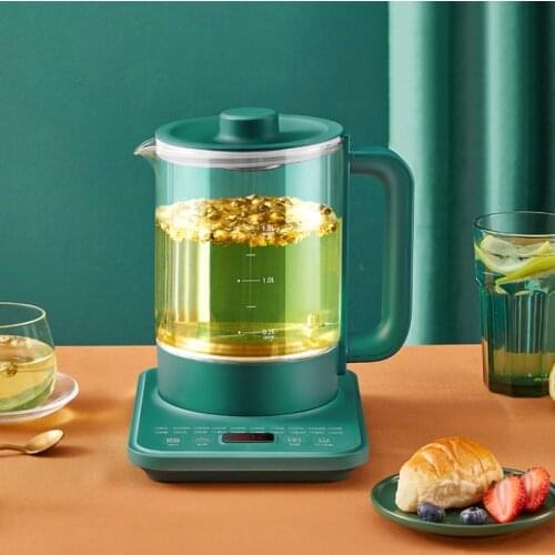 Kitchen Kettle Borosilicate Glass Teapot With 304 Stainless Steel Infuser Strainer Heat Resistant Tea Pot Tool Kettle Set Timing