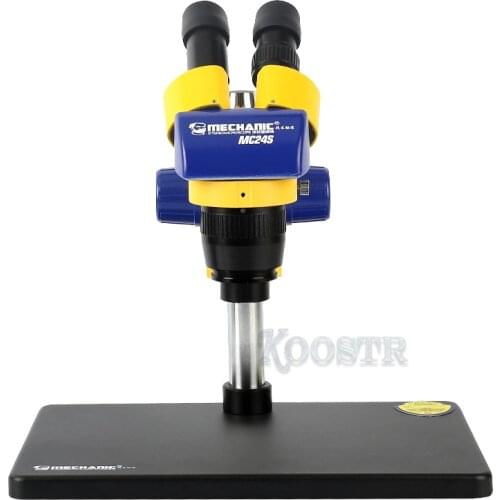MECHANIC Industrial Binocular Stereo Microscope MC24S-B3 High Definition Double Gear Suitable For Mobile Phone PCB Maintenance