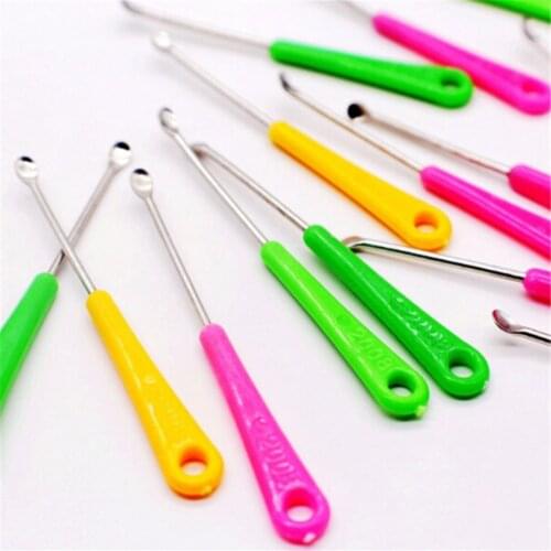 20Pcs Ear Care Spoon Metal Ear Wax Pickers Ear Picks Wax Removal Curette Remover Cleaner Tool EarPick Facial Beauty Tools