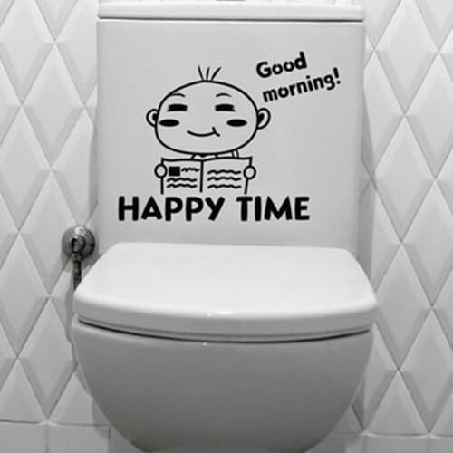 Multi Colors Decals Cover Sticker Toilet Stool Wall Sticker Home Decor Bathroom Decor Home Decoration Waterproof