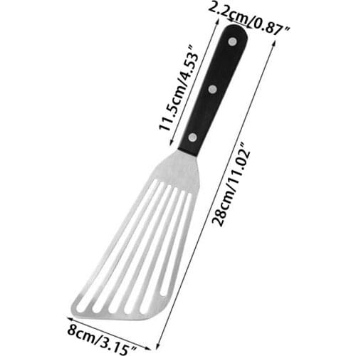 Stainless Steel Heat-Resistant Fish Spatulas Cooking Turner Steak Frying Spatula Leaky Shovel Cookware Kitchen Utensils Tools