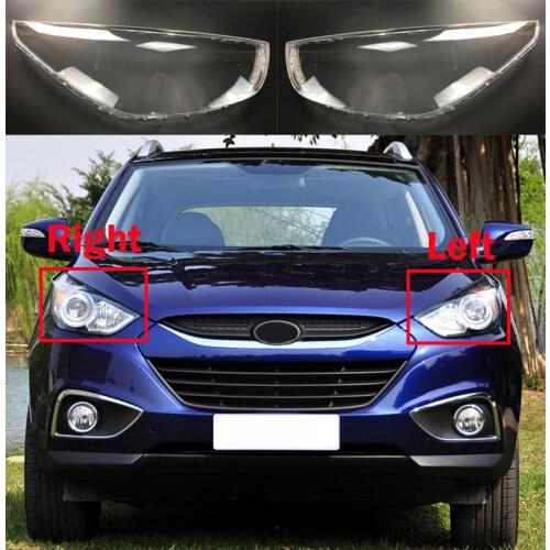 New Car Front headlamps transparent lampshades lamp shell headlights cover 2009-2012 For Hyundai IX35