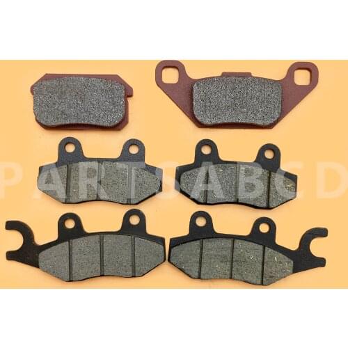 New 3 Set 6PCS Front and Rear Brake Pads Fit For Kazuma Jaguar 500 500CC ATV UTV