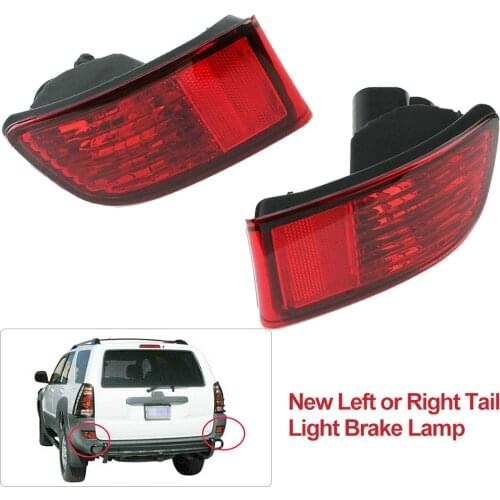 Car Rear Bumper Reflector Light Left/Right Lamp Tail Light for Toyota 4 Runner 2003 2004 2005