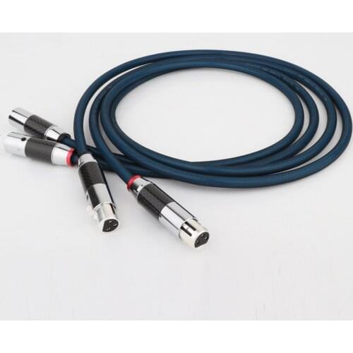 Preffair HI-End 48B HIFI Silver Plating XLR Plug interconnect audio cable