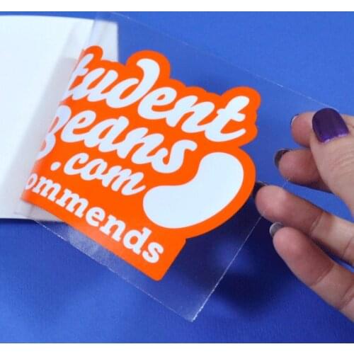 Custom printed clear transparent self adhesive label stickers suppliers ---PX8026