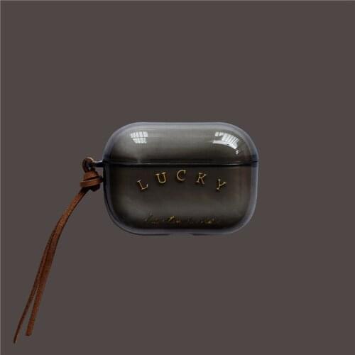 Cool Emerald Translucent Lucky Headset Cases for Apple Airpods Pro Silicone Soft Charging Case Cover For Airpods 1 2 Case Funda