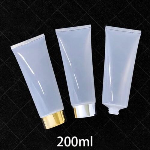 200ml 150ml Empty Clear Soft Tubes Skin Whitening Shampoing Body Wash Shower Gel Lotion Cream Travel Cosmetic Containers