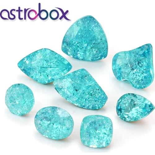 Ice Flower Series Crystal Rhinestones Nail Art Decorations Glass Gem Creation Rhinestones Stone Point Back Jewelry Design