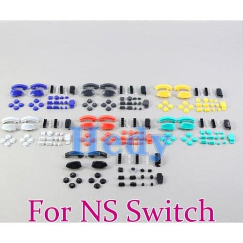 1set Black Replacement For Nintend Switch Joycon Left Right For Switch Joy-con L R ZL ZR Button ABXY D-Pad Button SL SR Button