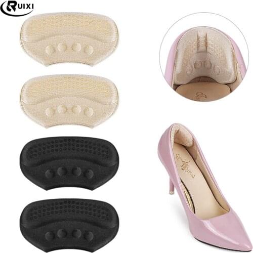 1Pair Soft Foam Insoles High Heel Shoes Pad Heel Feet Stick Foot Pad Cushion Insoles Relieve Pain Insert Grips