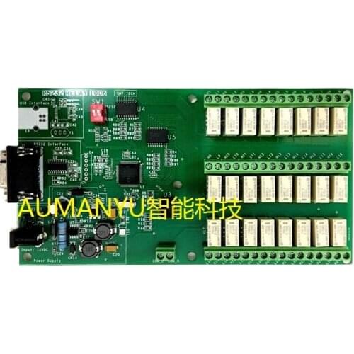 24-way Multiplexing Relay Multiplexer OMRON Signal Relay Control Board Multiplexing Switch