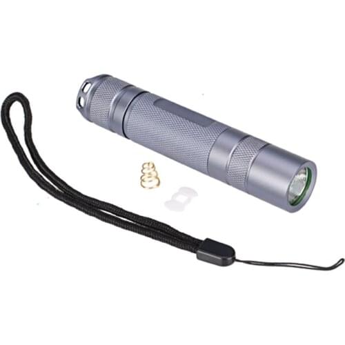 Aluminum Alloy S2+ Gray Flashlight Host DIY LED Flashlight Shell Host