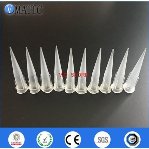 Free Shipping 100Pcs 27G Luer Lock Glue Dispensing Plastic Needle Tips TT Tapered Needle With Clear Color