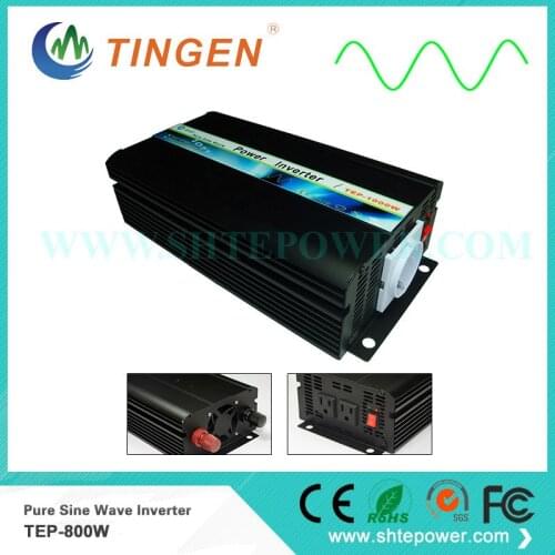 Free Shipping Inverter,800W power pure sine wave,AC 110V 220V output 50Hz/60Hz with UK/US/AU socket optional TEP-800W