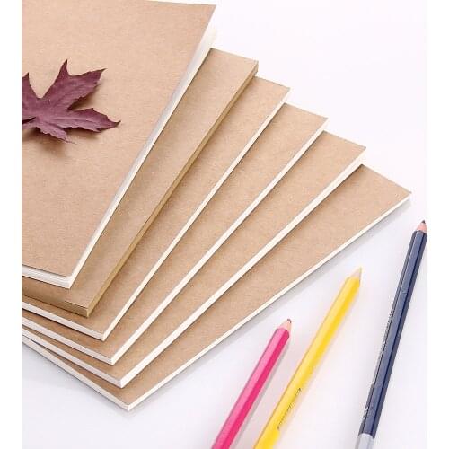 Refillable Paper Travelers Notebook Filler Papers / Journal Dairy Inserts Refill Paper Kraft paper 1pc